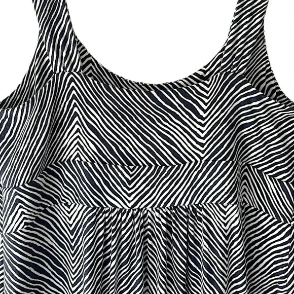 ANN TAYLOR NWOT SLEEVELESS ZEBRA PRINT DRESS | SIZE: LARGE - Picture 6 of 9